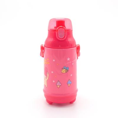 China Sustainable Fashionable Suitable Kids Prices Hot Cold Water Plastic Bottle With Handle for sale