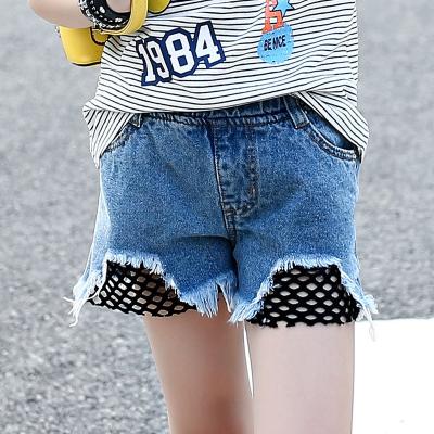 China 2019 new products girls denim pants summer fashion kids jeans anti-static shorts for sale