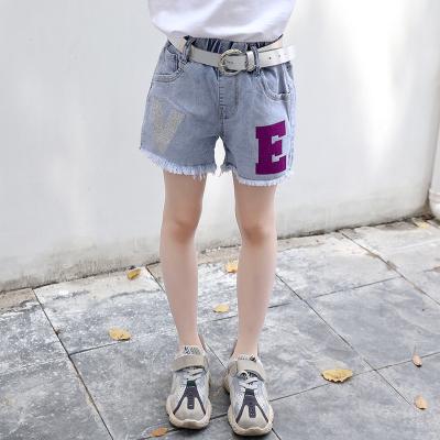 China 2019 New Arrival Girls Summer Anti-Static Denim Shorts Fashionable Kids Jeans Shorts for sale