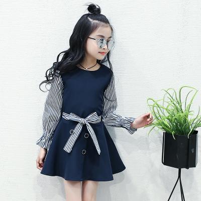 China 2019 New Design Boutique Anti-Static Skirt Girls Children's Long Sleeve Clothing Dress for sale