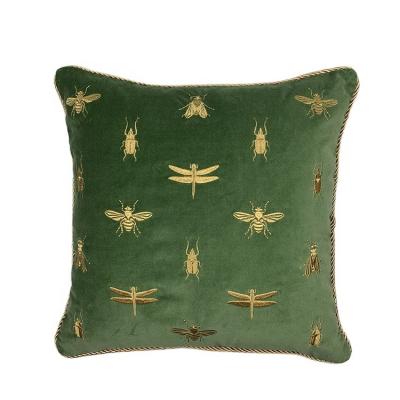 China Viable wholesale china factory embroidered lovely bee cushion cover for sale