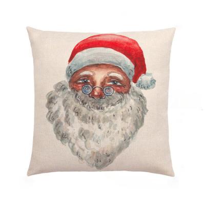 China Newest Style Fashion PORTABLE Santa Christmas Decoration Cushion Cover for sale