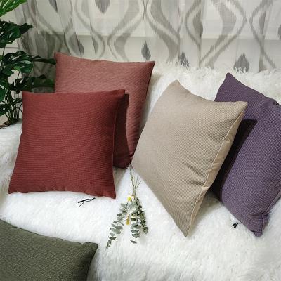 China PORTABLE Nordic Canvas Fabric Four-color Crocodile Explosion Pillow Double-Sided Sofa Living Room Office Square Pillow for sale