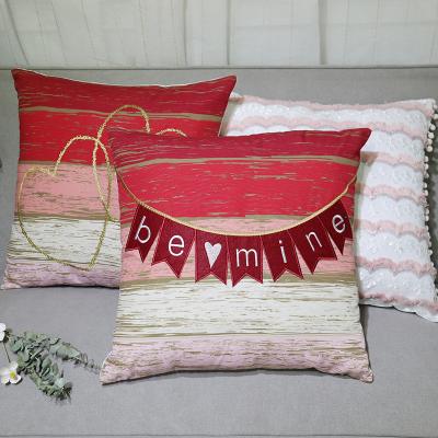 China Wholesale 2022 PORTABLE Customs Office Cushion Cover 45*45cm Sofa Embroidery Cushion Pillow Cover for sale