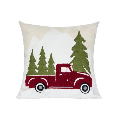 China PORTABLE Latest Design Letter Christmas Home Decoration Promotional Cushion Cover for sale