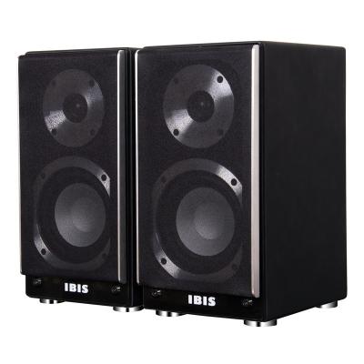 China Gaming OEM Video Quality Wooden Cabinet Multimedia Powered Desktop Master Speaker Bookshelf Passive Speaker for sale