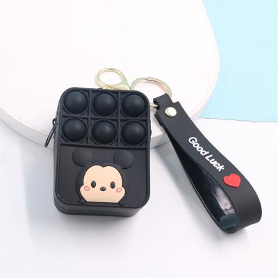 China Durable Cute Durable Decompression Key Chain Doll Cartoon Doll Wallet Zero Wallet for sale