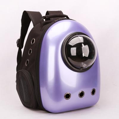 China New Pet Capsule Space Bag Transparent Bag Pet Backpack Portable Shoulder Double Shoulder Schoolbag for sale