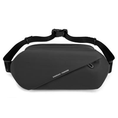 China New men's waist bag fashion messenger leisure shoulder bag simple simple outdoor sports anti-theft bag for sale