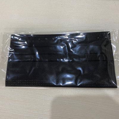 China Adult Disposable Black Medical Mask for sale