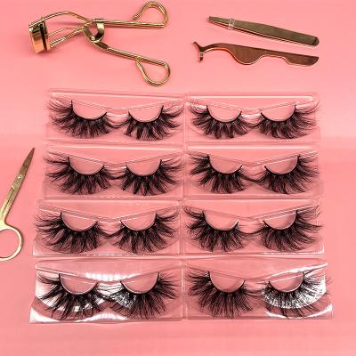 China New Hot Sale Natural Long 100% 25mm 3D Mink Eyelashes Eyelash Super Dramatic Seller for sale