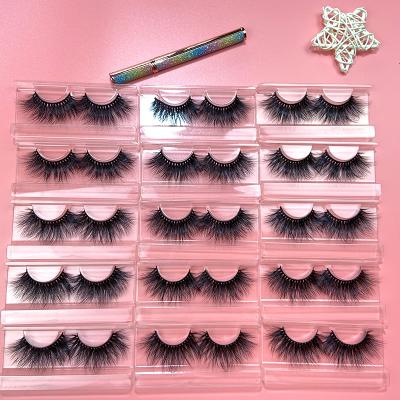 China New OEM Natural Design 3D Individual Eyelashes Mink Lashes Real Mink Fur False Mink Eyelashes 100% Seller for sale