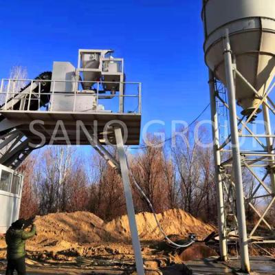 China Building Material Shops 2020 Mobile Mixing Concrete Batching Plant Ready From Factory Wholesale Price With Mobile Concrete Mixer For Sale for sale