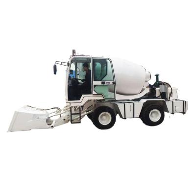 China Construction Material Stores Popular Mobile Concrete Mixer Concrete Mixer Truck Self-discharging Convenient Construction Works for sale