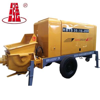 China Building Material Shops Mini Electric Concrete Pump Concrete Pump With Trailer For Sale for sale