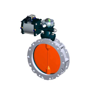 China Best Selling Motor Parts Pneumatic Dust Butterfly Valve For Concrete Mixing Plant On Sale for sale