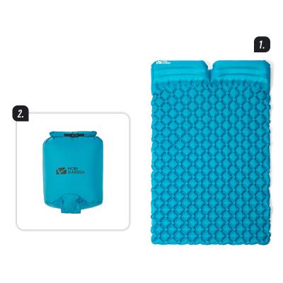 China Portable Moisture-proof Inflatable Tent Pad Outdoor Polyester MOBI GARDEN Camping Beach Floor Mat TPU Sleep Pad for sale