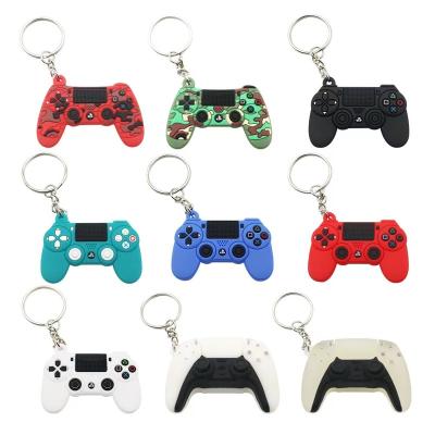 China New Style 1PCS PVC Keychains Bag Cute Car Game Machine Rubber Key Chain And Gamepad Gamepad Keychain Keychain Hanging Keys Fit Men Boy for sale