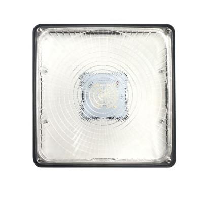 China High quality waterproof high brightness ip65 45w adc12 garage parking gas station canopy led lights for sale