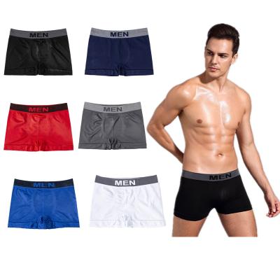 China Factory Antibacterial Antibacterial Cheap Mens Boxer Shorts Daily Seamless Underwear Plus Size Male's Boxer Briefs Shorts for sale