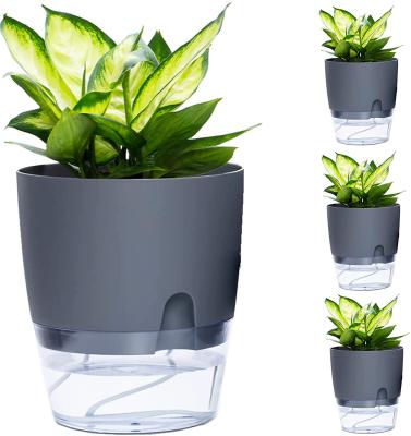 China Paint Watering Planter Pots 2022 Self Planter Pots Hot Selling Simple Operation, Convenient And Quick for sale