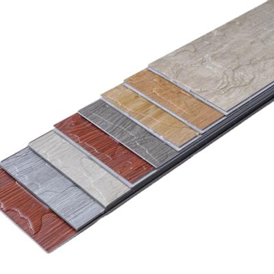 China Modern Customized Vinyl Glue Down Color Coat Wood Look LVT Self Adhesive UV Coating Flooring Plank Tiles Dry Back Flooring for sale