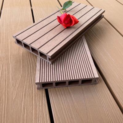 China Eco-friendly Wooden Deck Flooring 140x25mm Interlocking Outdoor Swimming Pool Tiles Decking for sale