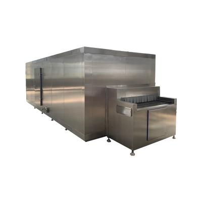 China Frozen Food Machine Tunnel Freezer For Quick Freezing Fruit Vegetable French Fries Fish Dumpling Machine for sale