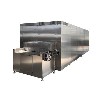 China Frozen Food Machine Tunnel Freezer For Quick Freezing Fruit Vegetable French Fries Fish Dumpling Machine for sale