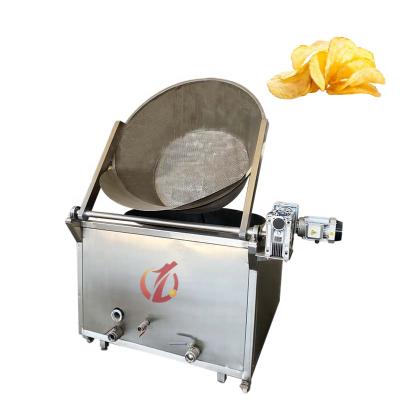 China Frying Food Stainless Steel Fryer , Electric Heating / Steam Heating High Efficiency Fryer for sale