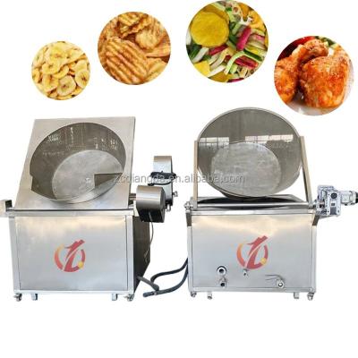 China Frying Food Automatic High Temperature Fryer For French Fries And Potato Chips for sale