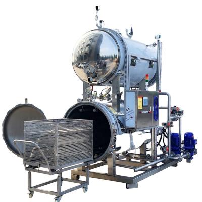 China food & Beverage Plant Water Bath Sterilization Milk Sterilizer Machine Food Sterilization Equipment for sale