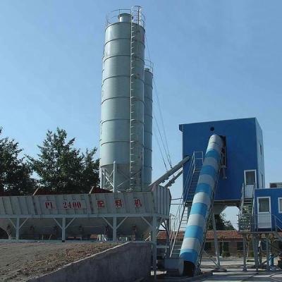 China Building works construction machinery hzs90 concrete batching mixing plant for sale