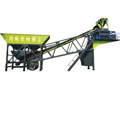 China Construction worksÂ   40m3/h Mobile Concrete Batching Plant With High Efficiency For Sale for sale