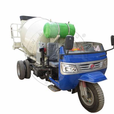 China Construction worksÂ   UPGRADE 1.5cbm Mini Concrete Mixer Truck With Three Wheels for sale