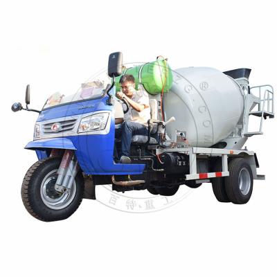 China Construction worksÂ   1.5 cubic meter mini tricycle concrete mixer truck for sale for sale