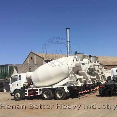 China 8 Concrete Mixer Truck 8cbm Drum With SUNNY Bonfiglioli Hydraulic Gear Box Pump for sale