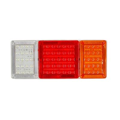 China metal bracket & PC Lens 12v 24v Red Amber Position Truck Back Led Combination Tail Light Rear Lamp for sale