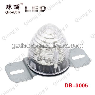 China plastic lens & iron plate 24v rgb hive led side marker lamp for truck for sale