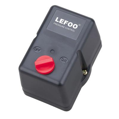 China Air Compressor and Water Pump LF18 LEFOO Air Compressor Pressure Controller Water Switch 3 Phrase 220VAC Three Phase NC; ZHE Plastic, black 25A metal 16bar for sale