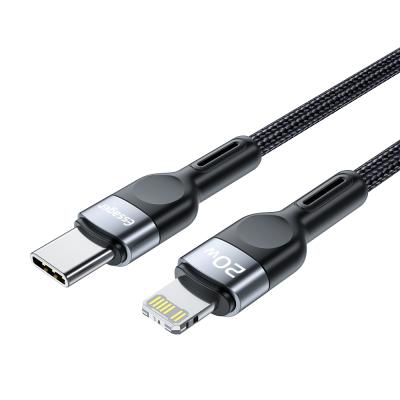 China 2021 PD 20W Fast Charge Essager PD 20W Type C to Lightning Cable Lightning USB Fast Charging Cable for sale