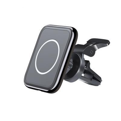 China Mobile Phone Essager 15W Magnetic Car Wireless Charger For iPhone 12 Induction Car Phone Holder Fast Wireless Charging Mount for sale