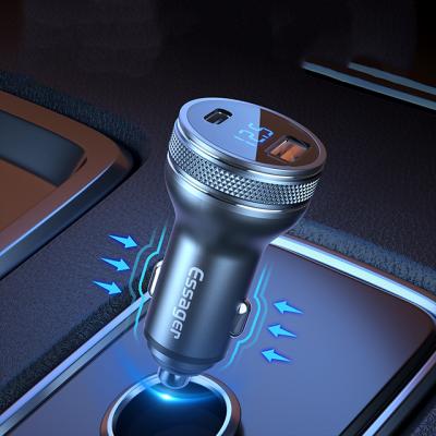 China Mobile Phone Esser USB C Car Charger PD+QC3.0 Fast Charging 36W Palladium Car Charger 2021 for sale