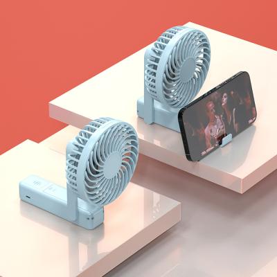 China Make Your Summer Cooling Instruments 2021 Summer Fan Essager Mini Fan Portable Handheld Cooling Foldable USB Rechargeable Desktop Cooler Table Fan for sale