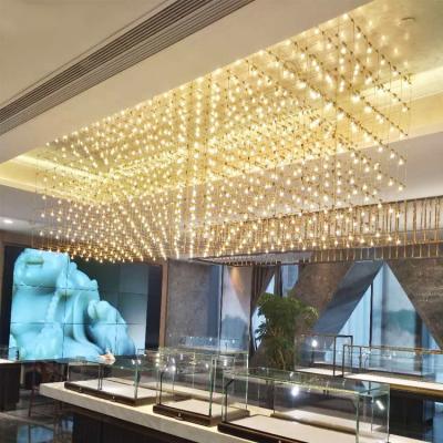 China Customized Modern Hotel Decoration Luxury Indoor Crystal Chandelier Modern Pendant Light for sale