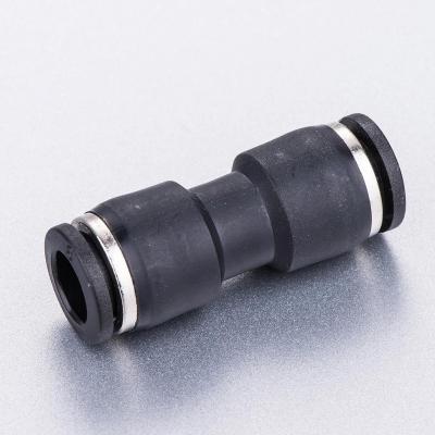 China High Quality Hotels Straight Pneumatic Union Fitting PUC Plastic Connector for sale