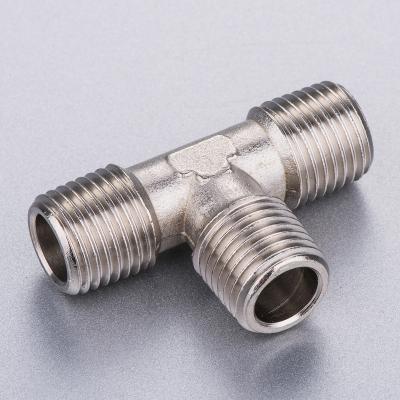 China Hotels Nickel Plating Brass Male Thread Pipe Fitting Transition Fitting for sale