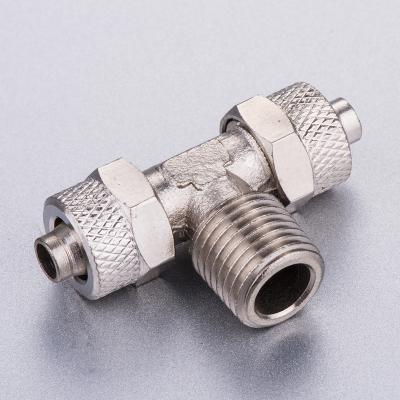 China Hotels OEM Price Copper Reducing Coupling , Brass Thread T Pneumatic Adjustment for sale