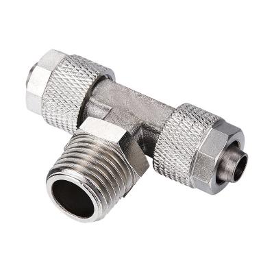 China Hotels Pneumatic Fitting Brass Fitting Quickly Tightening Air Fittings for sale