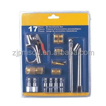 China Garment Shops Pneumatic Quick Coupling Accessory 17pcs Set for sale